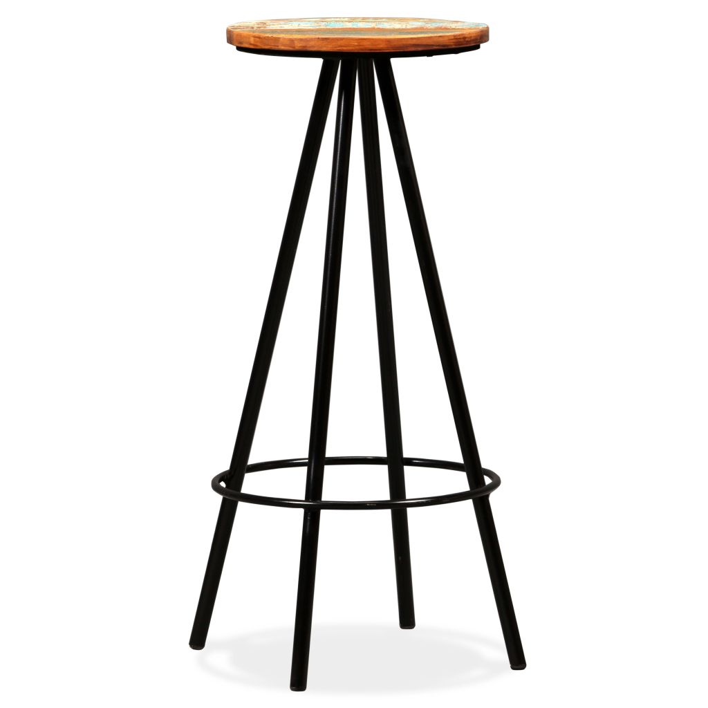 Bar Set 3 Pieces Solid Acacia and Reclaimed Wood- Kitchen & Dining Furniture Sets - HomeShopIreland - Home Shop Ireland - Kitchen & Dining Furniture Sets - Bar Set 3 Pieces Solid Acacia and Reclaimed Wood
