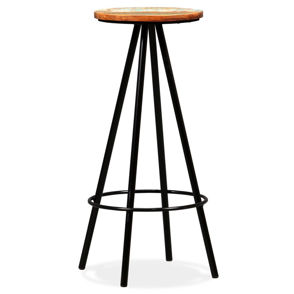 Bar Set 7 Pieces Solid Reclaimed Wood- Kitchen & Dining Furniture Sets - HomeShopIreland - Home Shop Ireland - Kitchen & Dining Furniture Sets - Bar Set 7 Pieces Solid Reclaimed Wood