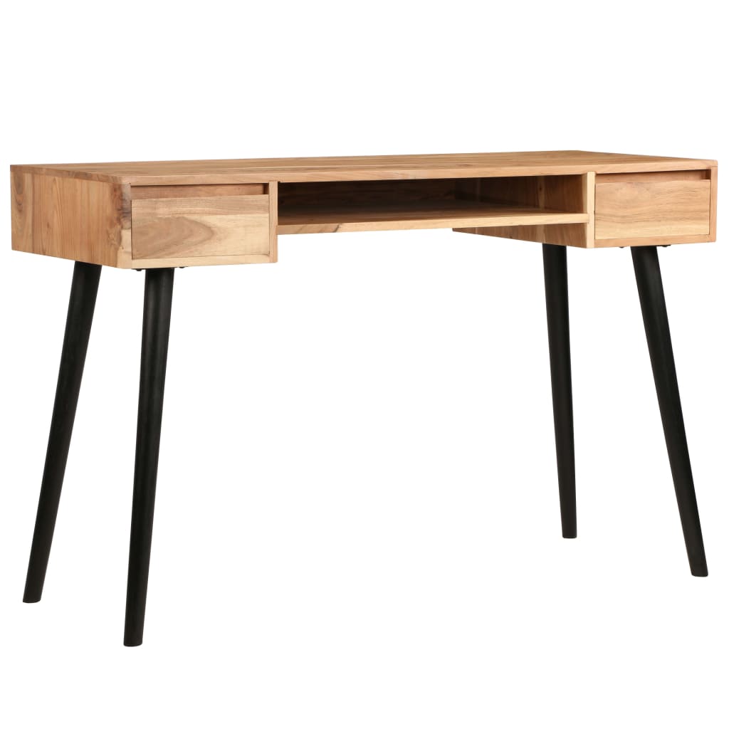 Writing Table Solid Acacia Wood 118x45x76 cm- Desks - HomeShopIreland - Home Shop Ireland - Desks - Writing Table Solid Acacia Wood 118x45x76 cm