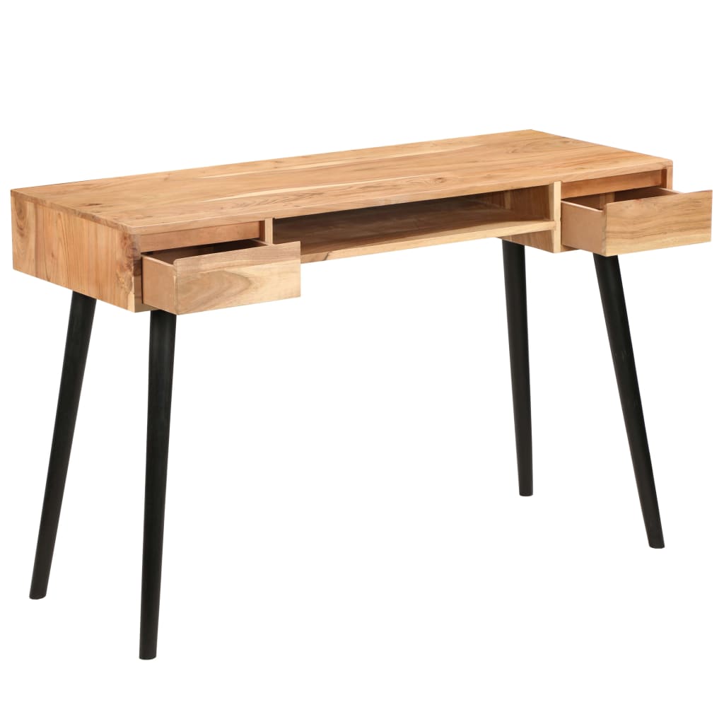 Writing Table Solid Acacia Wood 118x45x76 cm- Desks - HomeShopIreland - Home Shop Ireland - Desks - Writing Table Solid Acacia Wood 118x45x76 cm