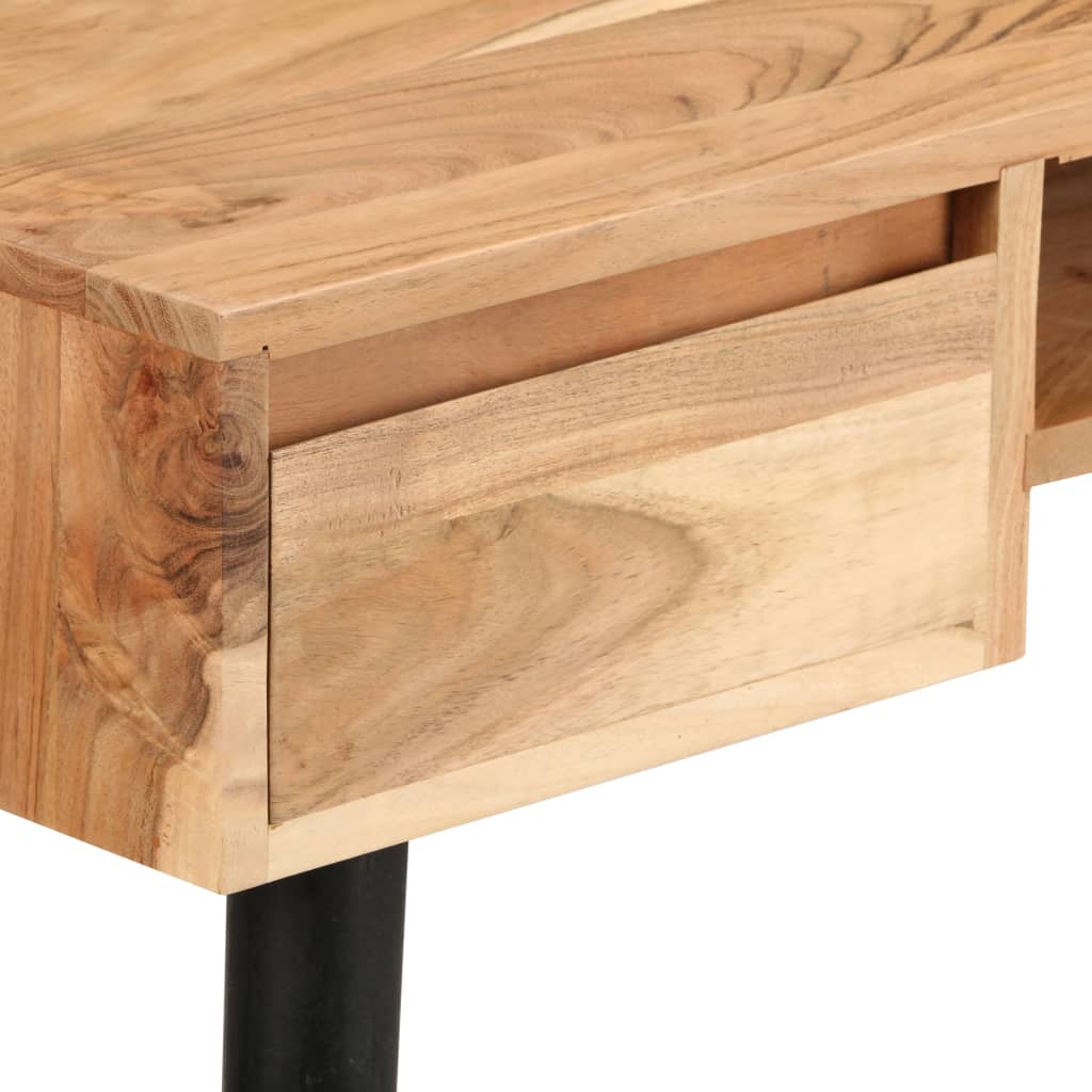 Writing Table Solid Acacia Wood 118x45x76 cm- Desks - HomeShopIreland - Home Shop Ireland - Desks - Writing Table Solid Acacia Wood 118x45x76 cm