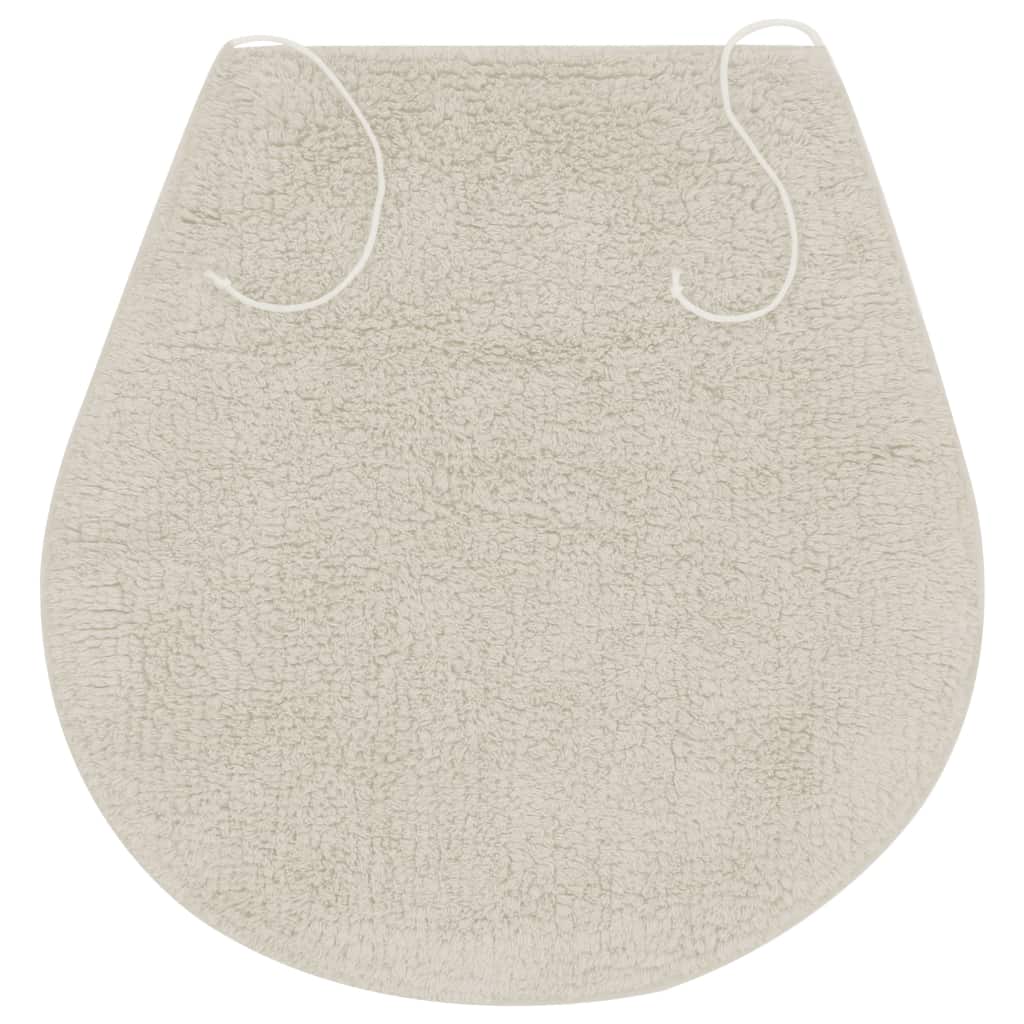 Bathroom Mat Set 3 Pieces Fabric White- Bath Mats & Rugs - HomeShopIreland - Home Shop Ireland - Bath Mats & Rugs - Bathroom Mat Set 3 Pieces Fabric White