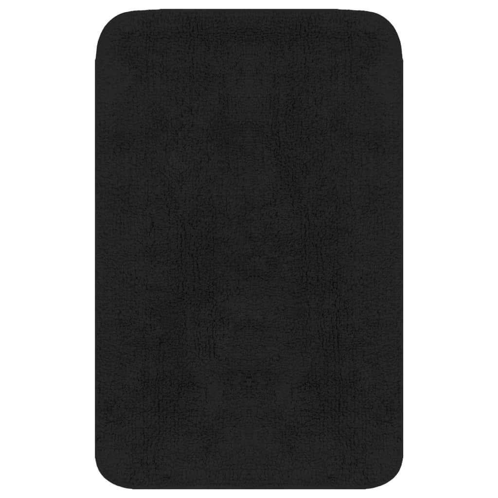 Bathroom Mat Set 2 Pieces Fabric Anthracite- Bath Mats & Rugs - HomeShopIreland - Home Shop Ireland - Bath Mats & Rugs - Bathroom Mat Set 2 Pieces Fabric Anthracite