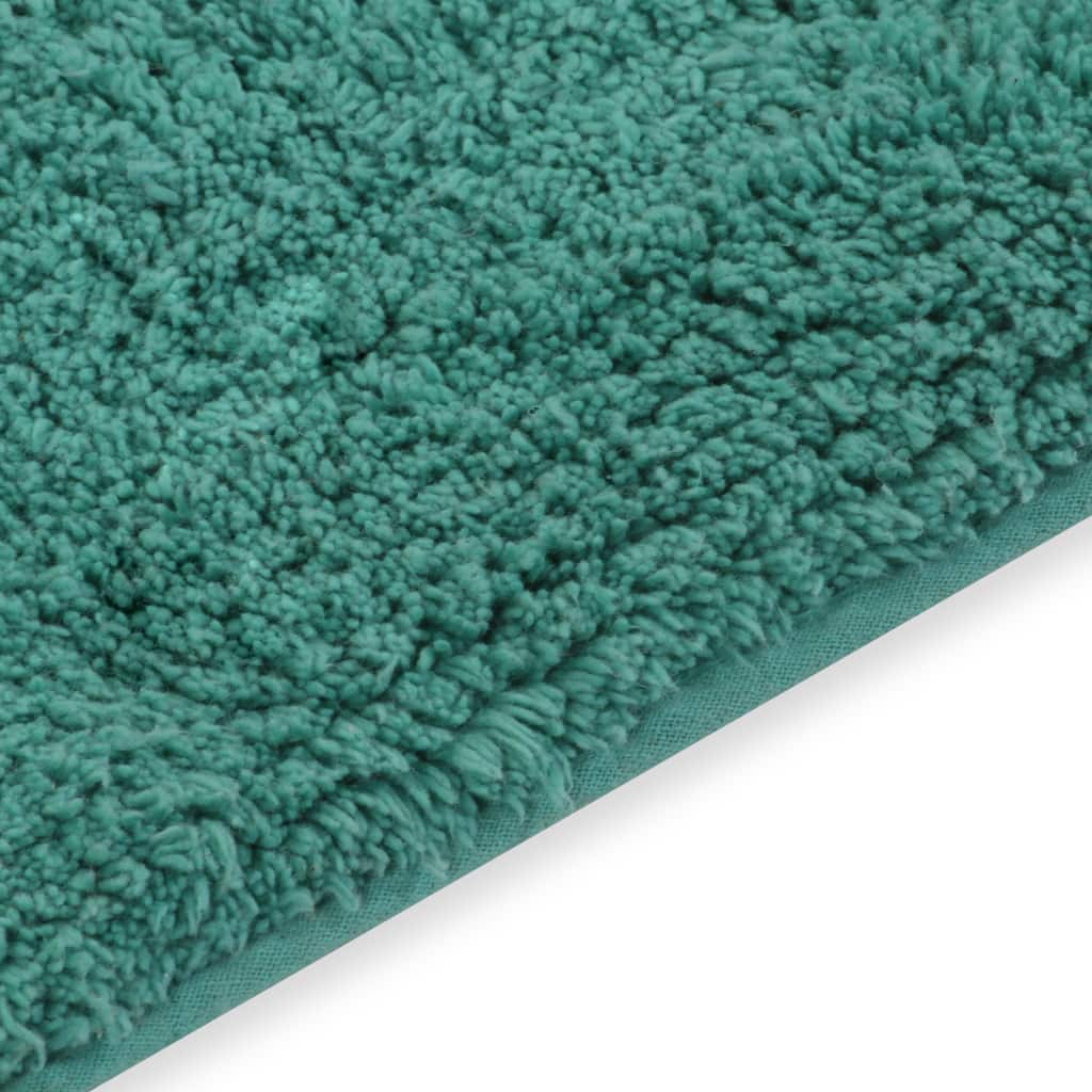 Bathroom Mat Set 2 Pieces Fabric Turquoise- Bath Mats & Rugs - HomeShopIreland - Home Shop Ireland - Bath Mats & Rugs - Bathroom Mat Set 2 Pieces Fabric Turquoise