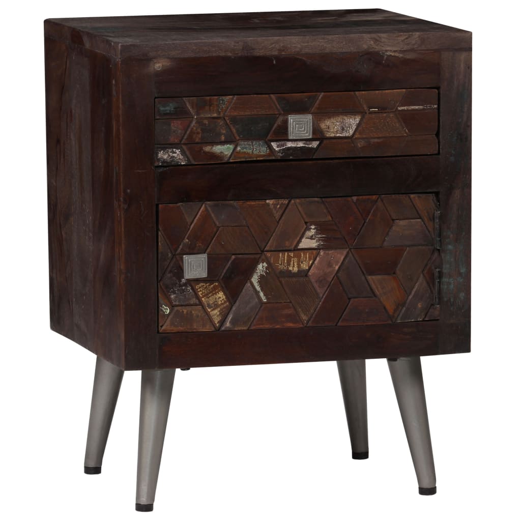 Bedside Cabinet Solid Reclaimed Wood 40x30x50 cm- Bedside Tables - HomeShopIreland - Home Shop Ireland - Bedside Tables - Bedside Cabinet Solid Reclaimed Wood 40x30x50 cm