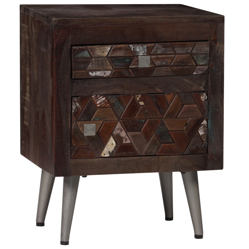 Bedside Cabinet Solid Reclaimed Wood 40x30x50 cm- Bedside Tables - HomeShopIreland - Home Shop Ireland - Bedside Tables - Bedside Cabinet Solid Reclaimed Wood 40x30x50 cm