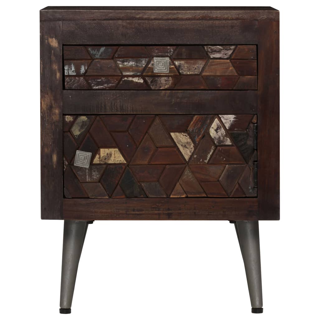 Bedside Cabinet Solid Reclaimed Wood 40x30x50 cm- Bedside Tables - HomeShopIreland - Home Shop Ireland - Bedside Tables - Bedside Cabinet Solid Reclaimed Wood 40x30x50 cm