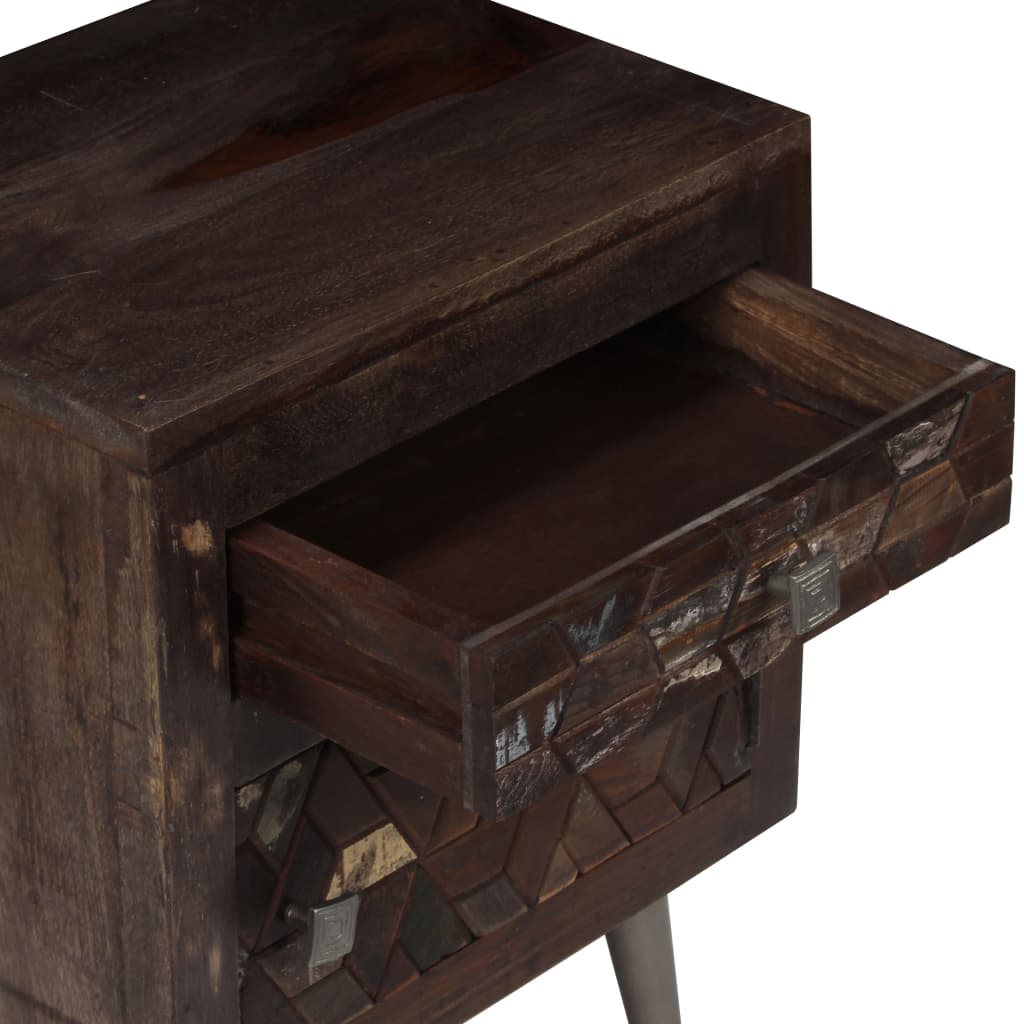 Bedside Cabinet Solid Reclaimed Wood 40x30x50 cm- Bedside Tables - HomeShopIreland - Home Shop Ireland - Bedside Tables - Bedside Cabinet Solid Reclaimed Wood 40x30x50 cm