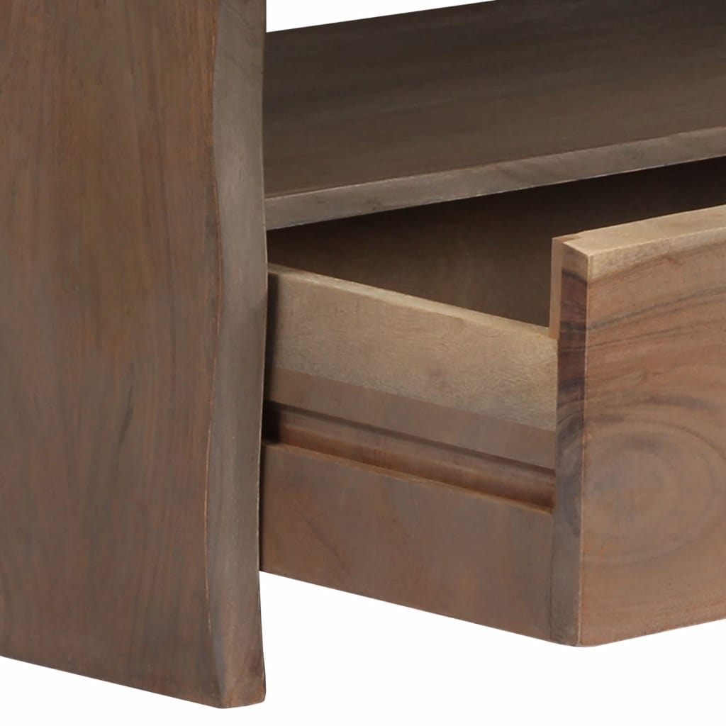 Coffee Table Solid Acacia Wood Live Edges 90x50x40 cm Grey- Coffee Tables - HomeShopIreland - Home Shop Ireland - Coffee Tables - Coffee Table Solid Acacia Wood Live Edges 90x50x40 cm Grey
