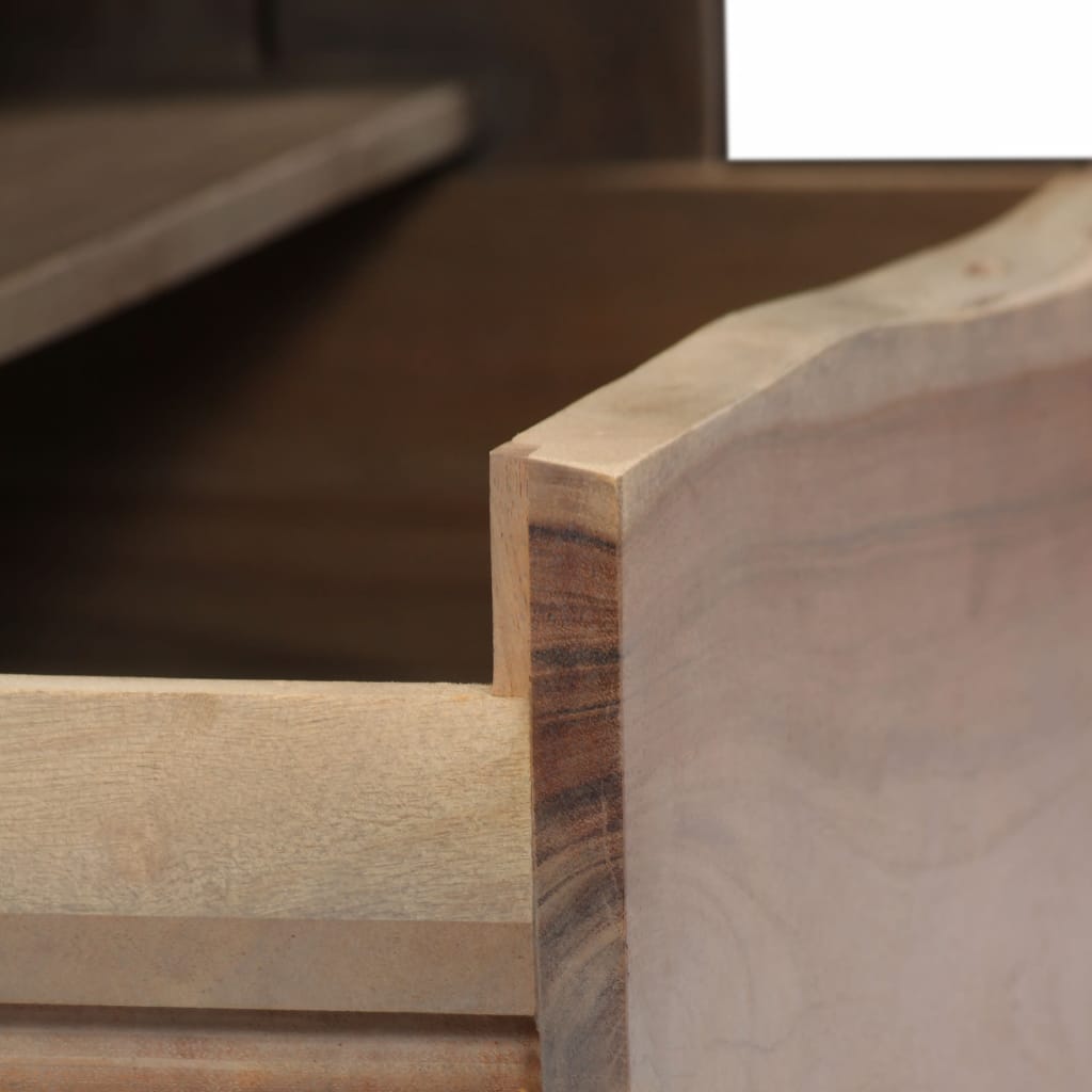 Coffee Table Solid Acacia Wood Live Edges 90x50x40 cm Grey- Coffee Tables - HomeShopIreland - Home Shop Ireland - Coffee Tables - Coffee Table Solid Acacia Wood Live Edges 90x50x40 cm Grey
