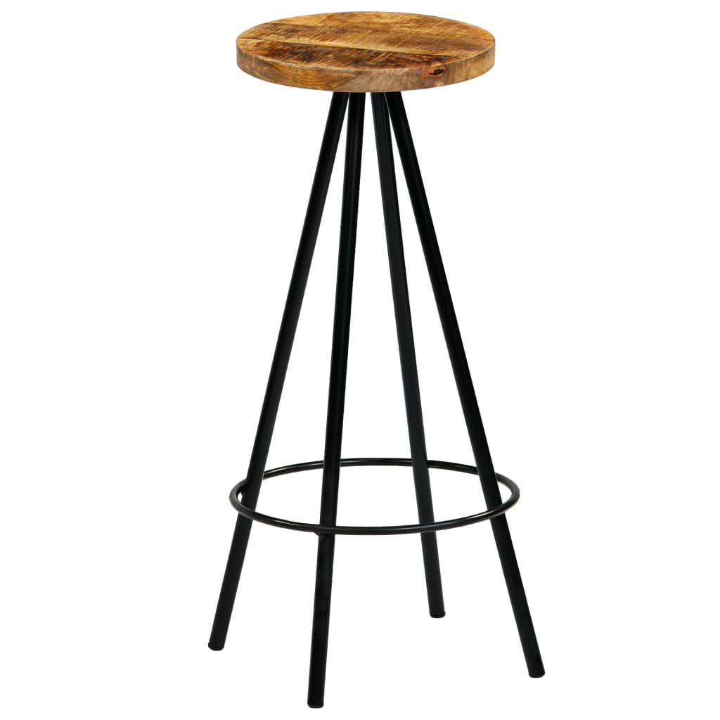 Bar Chairs 4 pcs Solid Mango Wood- Table & Bar Stools - HomeShopIreland - Home Shop Ireland - Table & Bar Stools - Bar Chairs 4 pcs Solid Mango Wood
