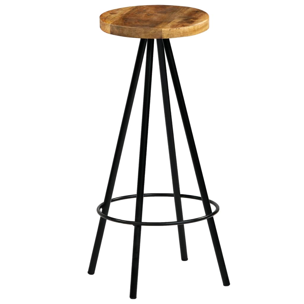 Bar Chairs 4 pcs Solid Mango Wood- Table & Bar Stools - HomeShopIreland - Home Shop Ireland - Table & Bar Stools - Bar Chairs 4 pcs Solid Mango Wood