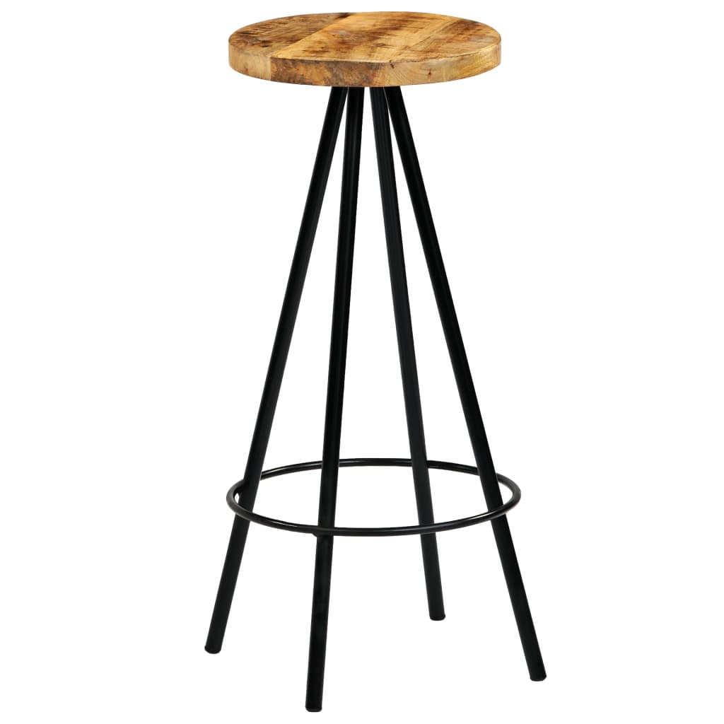 Bar Chairs 4 pcs Solid Mango Wood- Table & Bar Stools - HomeShopIreland - Home Shop Ireland - Table & Bar Stools - Bar Chairs 4 pcs Solid Mango Wood