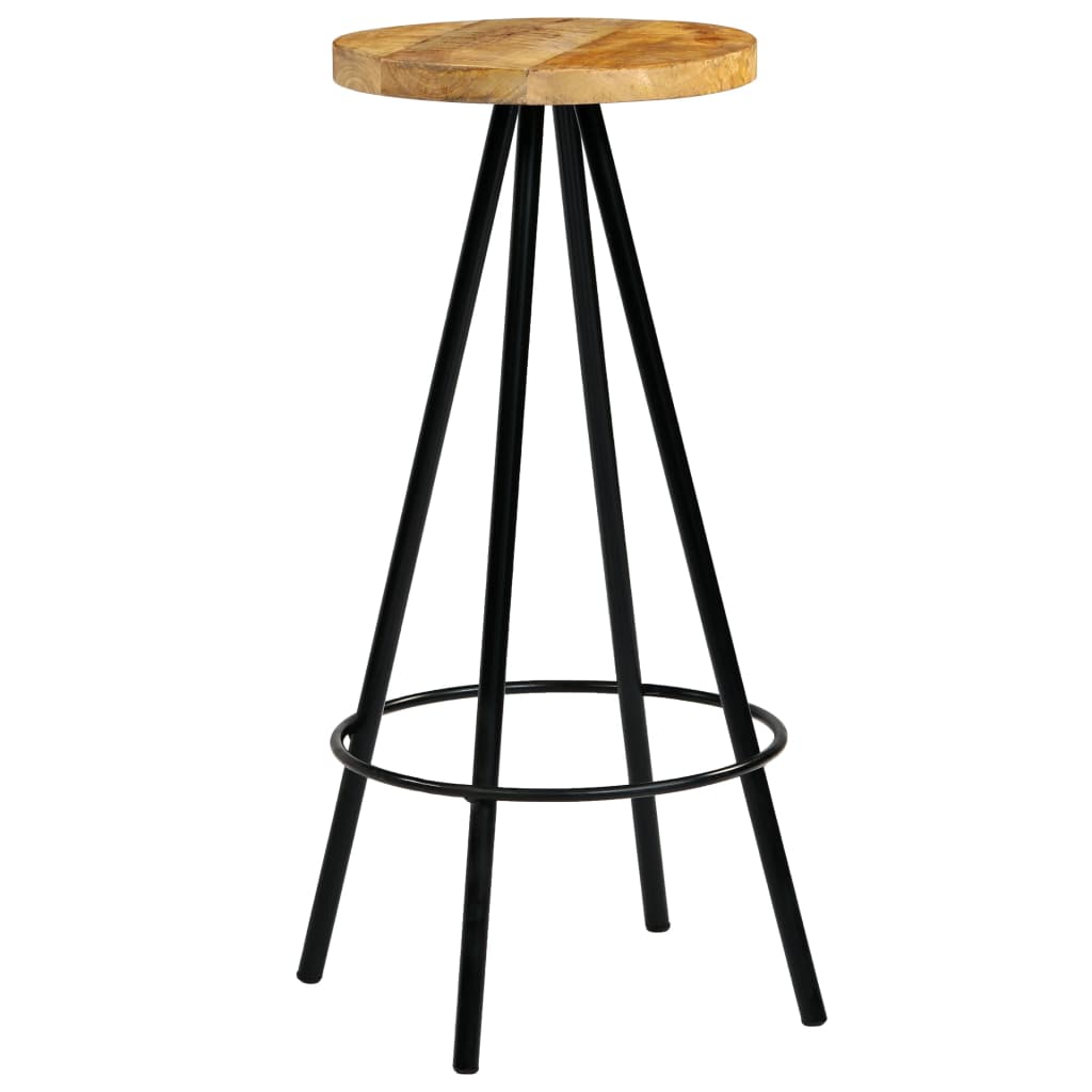 Bar Chairs 4 pcs Solid Mango Wood- Table & Bar Stools - HomeShopIreland - Home Shop Ireland - Table & Bar Stools - Bar Chairs 4 pcs Solid Mango Wood