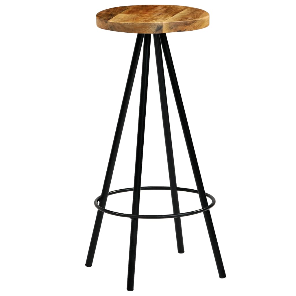 Bar Chairs 4 pcs Solid Mango Wood- Table & Bar Stools - HomeShopIreland - Home Shop Ireland - Table & Bar Stools - Bar Chairs 4 pcs Solid Mango Wood