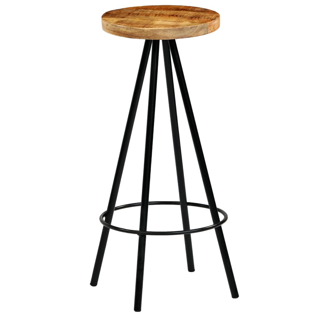 Bar Chairs 4 pcs Solid Mango Wood- Table & Bar Stools - HomeShopIreland - Home Shop Ireland - Table & Bar Stools - Bar Chairs 4 pcs Solid Mango Wood