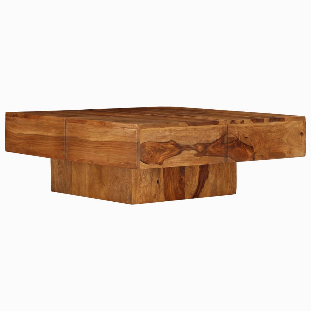 Coffee Table Solid Sheesham Wood 80x80x30 cm- Coffee Tables - HomeShopIreland - Home Shop Ireland - Coffee Tables - Coffee Table Solid Sheesham Wood 80x80x30 cm
