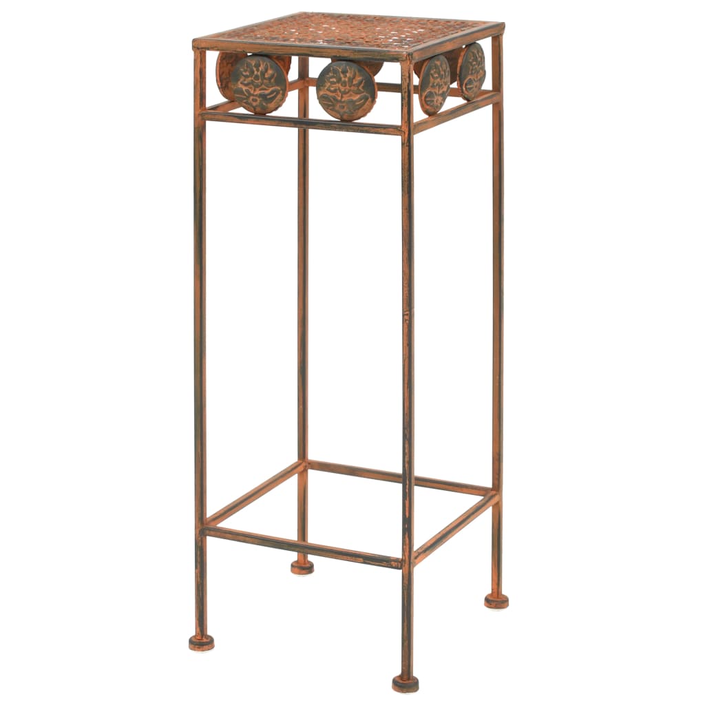 Plant Stand Set 3 Pieces Vintage Style Metal Rusty- Plant Stands - HomeShopIreland - Home Shop Ireland - Plant Stands - Plant Stand Set 3 Pieces Vintage Style Metal Rusty