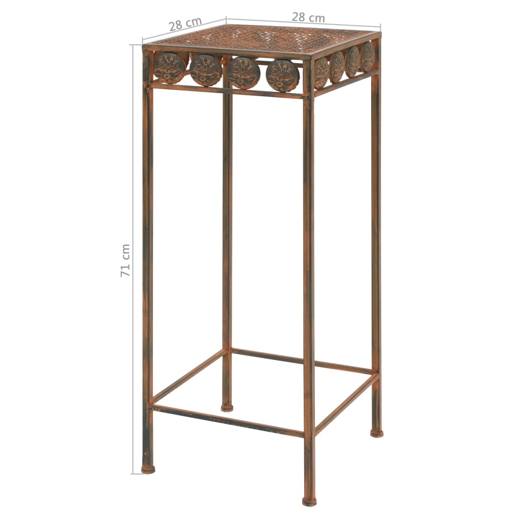 Plant Stand Set 3 Pieces Vintage Style Metal Rusty- Plant Stands - HomeShopIreland - Home Shop Ireland - Plant Stands - Plant Stand Set 3 Pieces Vintage Style Metal Rusty