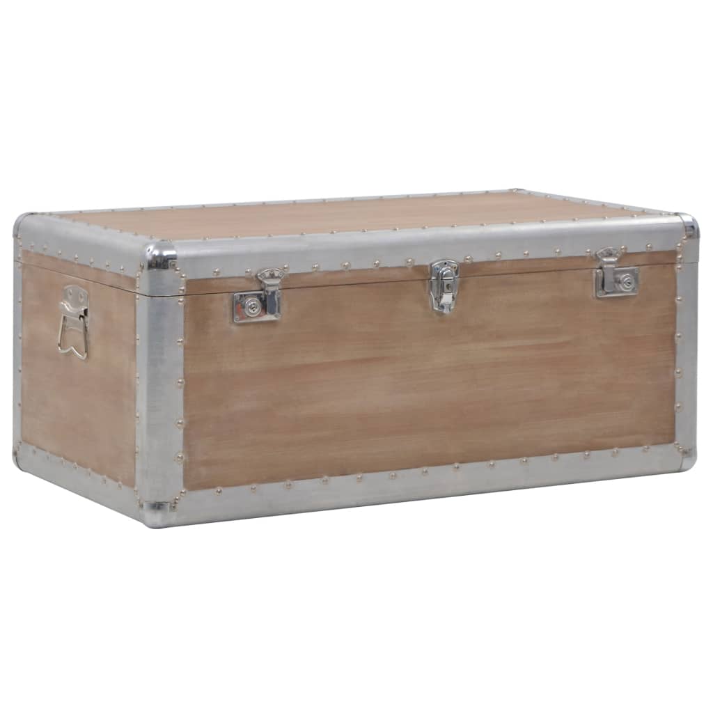 Storage Box Solid Fir Wood 91x52x40 cm Brown- Storage Chests - HomeShopIreland - Home Shop Ireland - Storage Chests - Storage Box Solid Fir Wood 91x52x40 cm Brown
