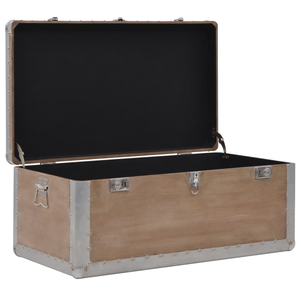 Storage Box Solid Fir Wood 91x52x40 cm Brown- Storage Chests - HomeShopIreland - Home Shop Ireland - Storage Chests - Storage Box Solid Fir Wood 91x52x40 cm Brown