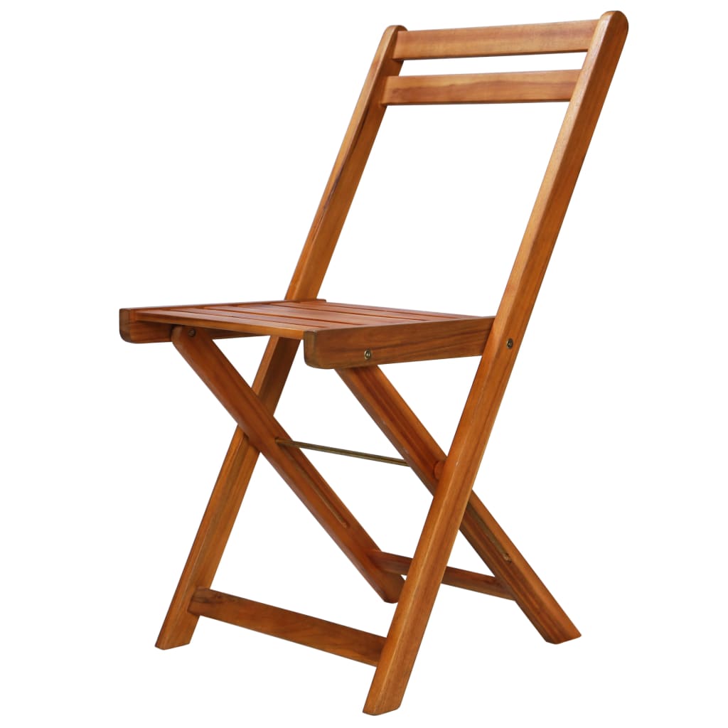3 Piece Folding Bistro Set Solid Acacia Wood- Outdoor Furniture Sets - HomeShopIreland - Home Shop Ireland - Outdoor Furniture Sets - 3 Piece Folding Bistro Set Solid Acacia Wood