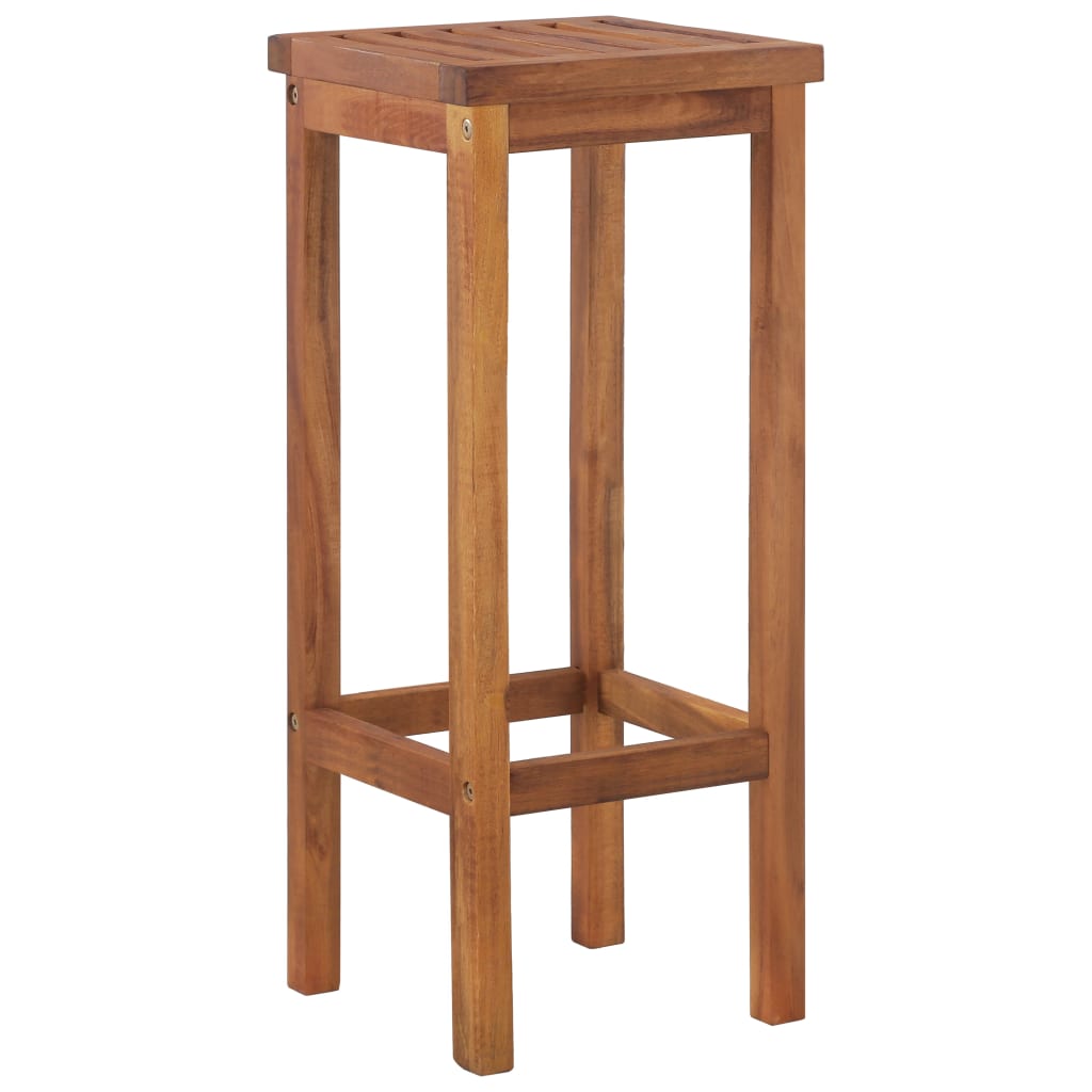Bar Chairs 2 pcs Solid Acacia Wood- Table & Bar Stools - HomeShopIreland - Home Shop Ireland - Table & Bar Stools - Bar Chairs 2 pcs Solid Acacia Wood