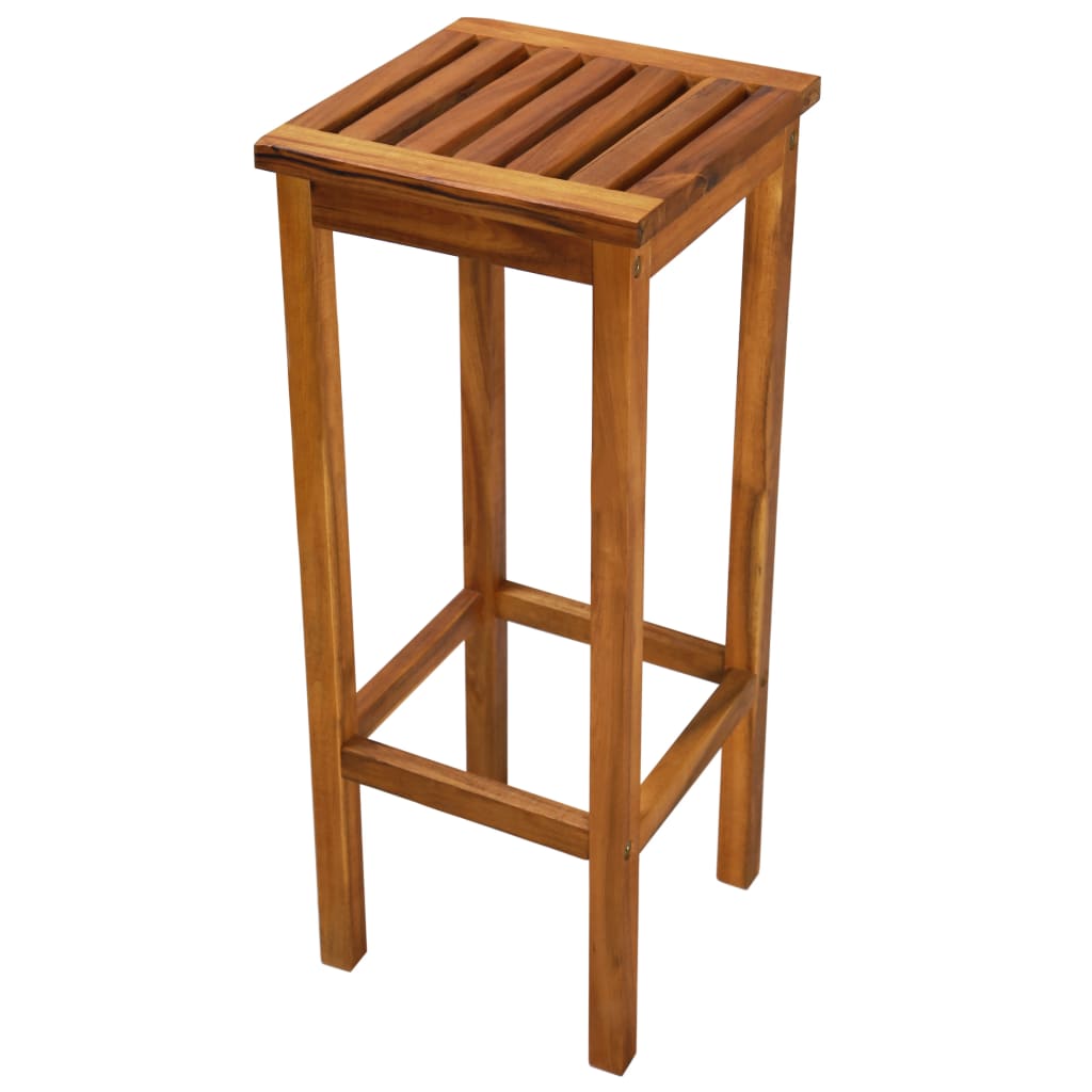 Bar Chairs 2 pcs Solid Acacia Wood- Table & Bar Stools - HomeShopIreland - Home Shop Ireland - Table & Bar Stools - Bar Chairs 2 pcs Solid Acacia Wood