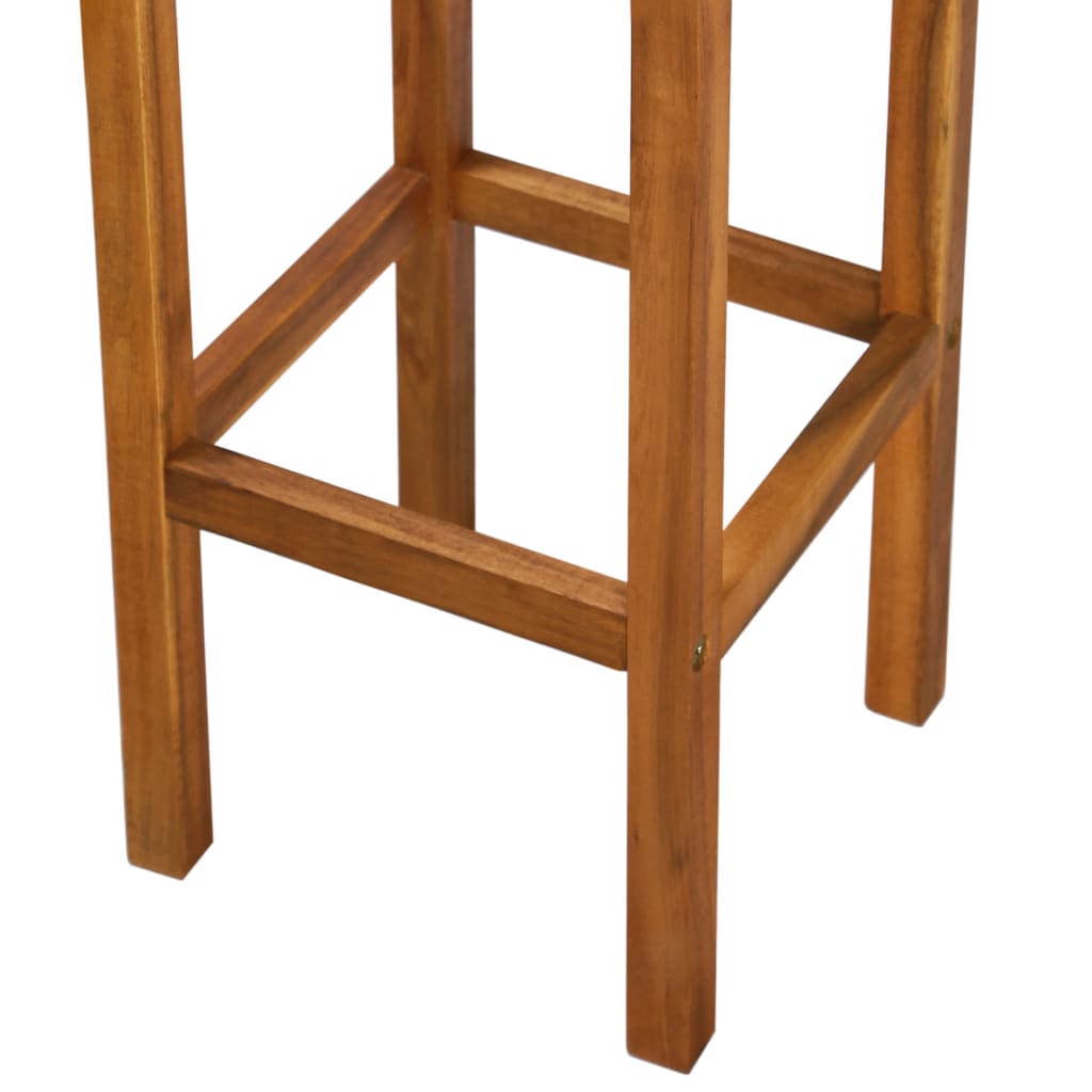 Bar Chairs 2 pcs Solid Acacia Wood- Table & Bar Stools - HomeShopIreland - Home Shop Ireland - Table & Bar Stools - Bar Chairs 2 pcs Solid Acacia Wood