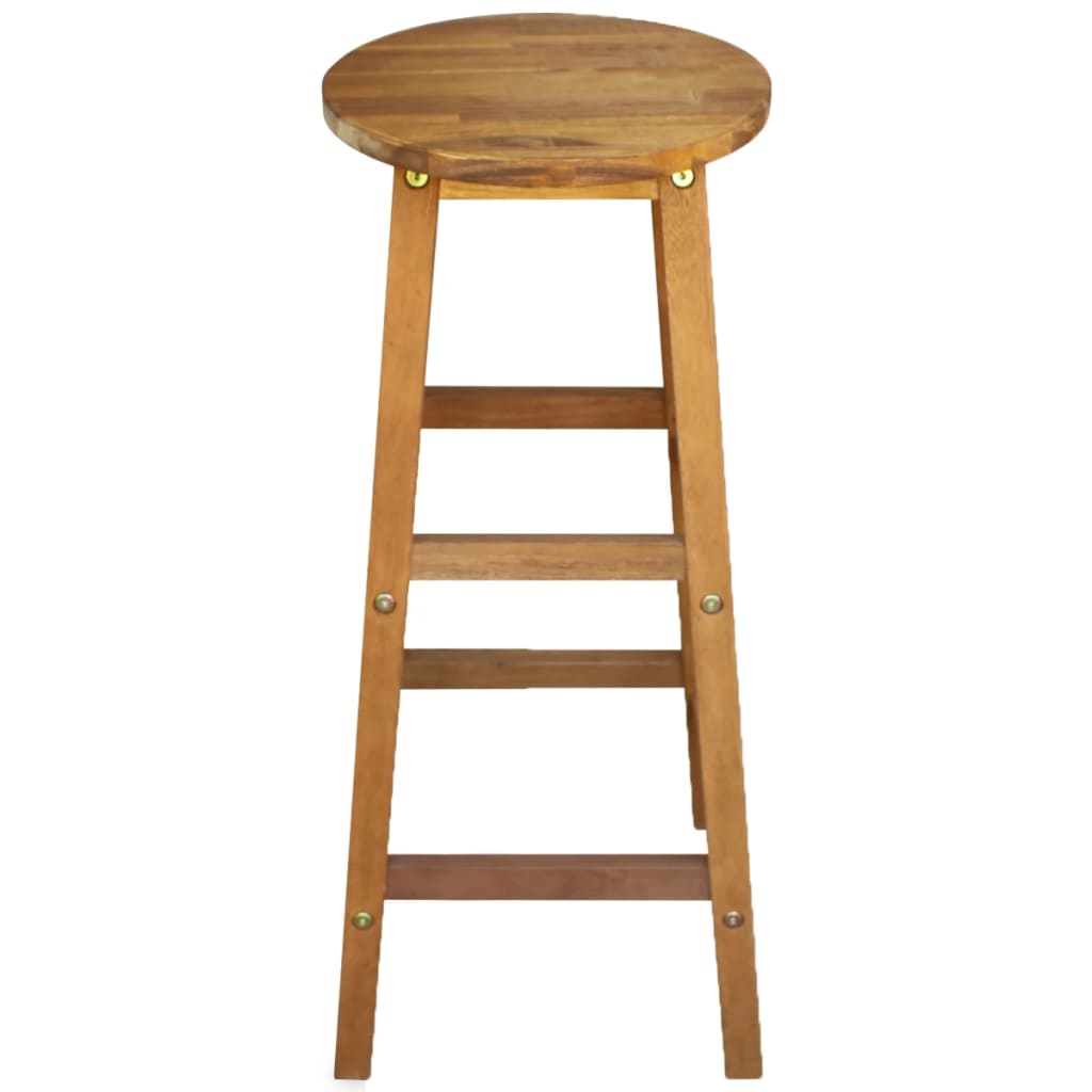 Bar Chairs 2 pcs Solid Acacia Wood- Table & Bar Stools - HomeShopIreland - Home Shop Ireland - Table & Bar Stools - Bar Chairs 2 pcs Solid Acacia Wood