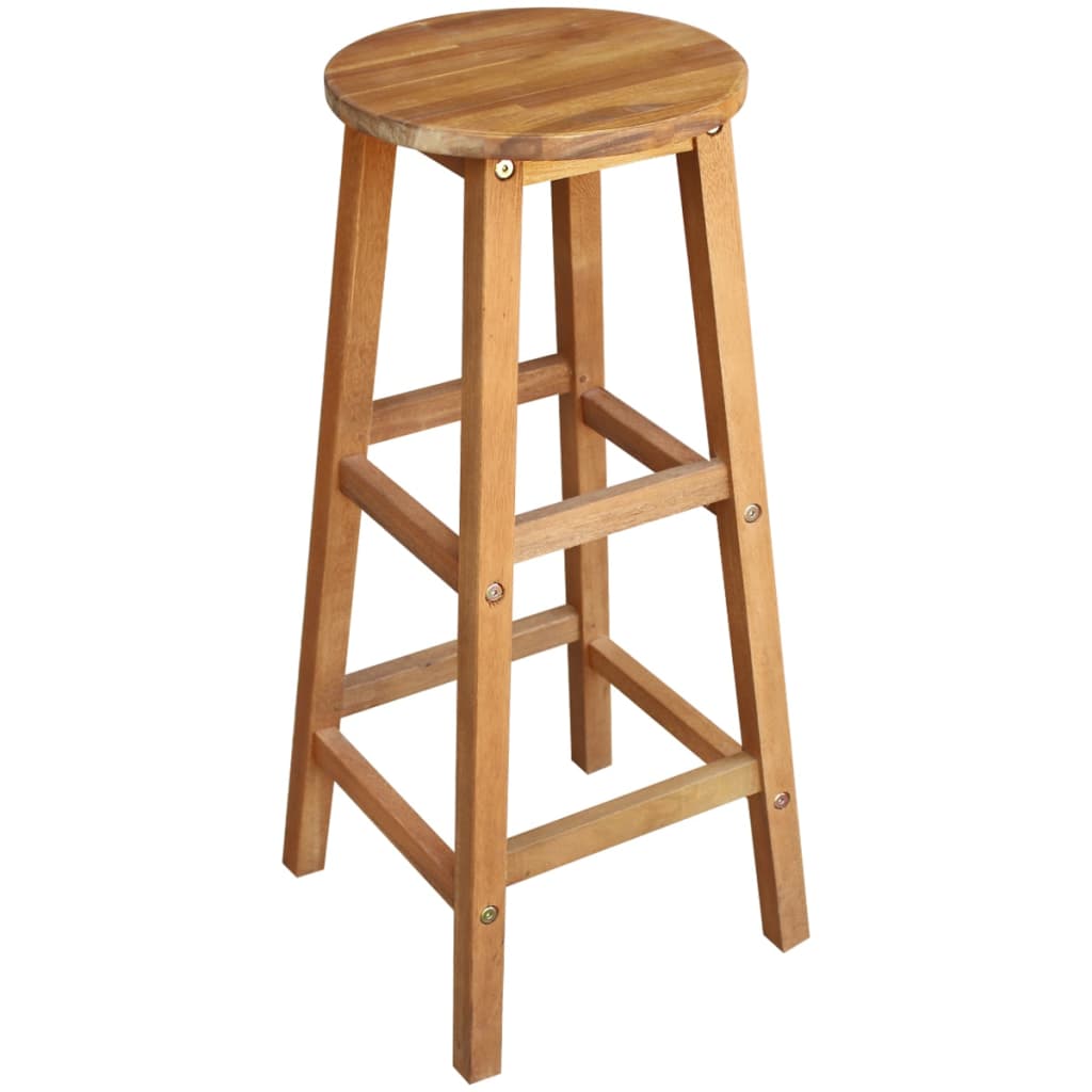 Bar Table and Stool Set 7 Pieces Solid Acacia Wood- Kitchen & Dining Furniture Sets - HomeShopIreland - Home Shop Ireland - Kitchen & Dining Furniture Sets - Bar Table and Stool Set 7 Pieces Solid Acacia Wood