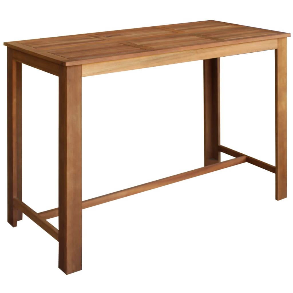 Bar Table and Chair Set 7 Pieces Solid Acacia Wood- Kitchen & Dining Furniture Sets - HomeShopIreland - Home Shop Ireland - Kitchen & Dining Furniture Sets - Bar Table and Chair Set 7 Pieces Solid Acacia Wood