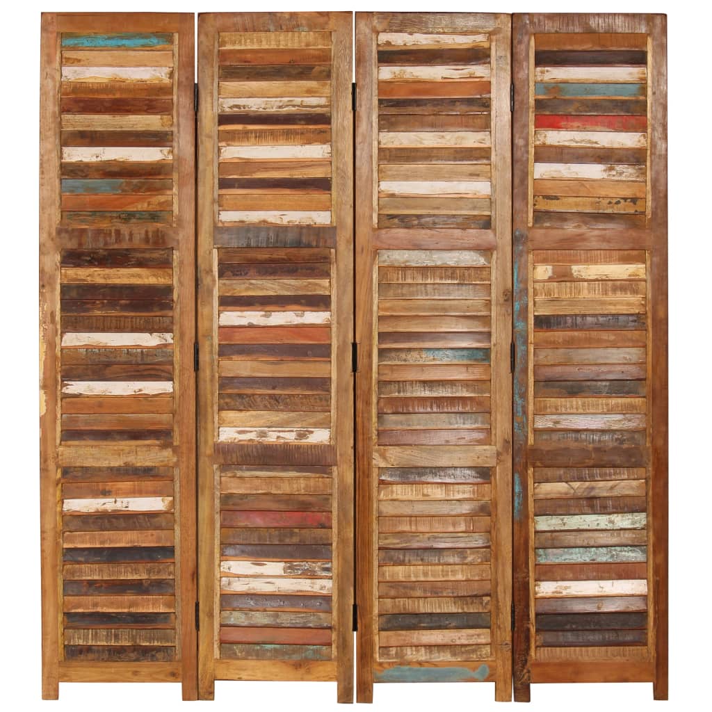 Room Divider Solid Reclaimed Wood 170 cm- Room Dividers - HomeShopIreland - Home Shop Ireland - Room Dividers - Room Divider Solid Reclaimed Wood 170 cm