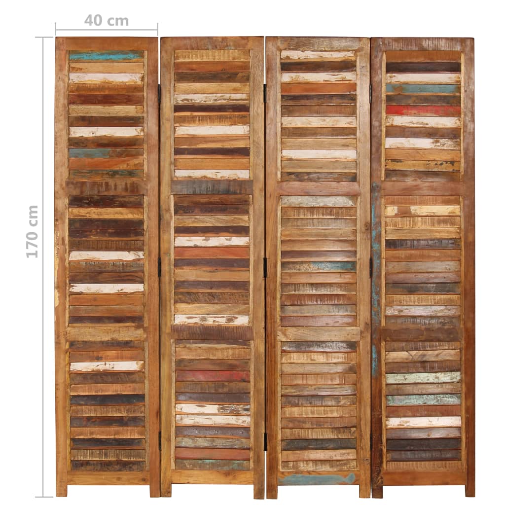 Room Divider Solid Reclaimed Wood 170 cm- Room Dividers - HomeShopIreland - Home Shop Ireland - Room Dividers - Room Divider Solid Reclaimed Wood 170 cm