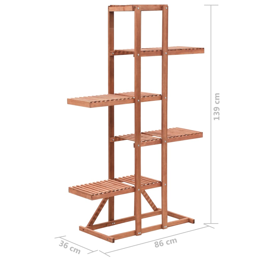 Plant Stand Cedar Wood 86x36x139 cm- Plant Stands - HomeShopIreland - Home Shop Ireland - Plant Stands - Plant Stand Cedar Wood 86x36x139 cm