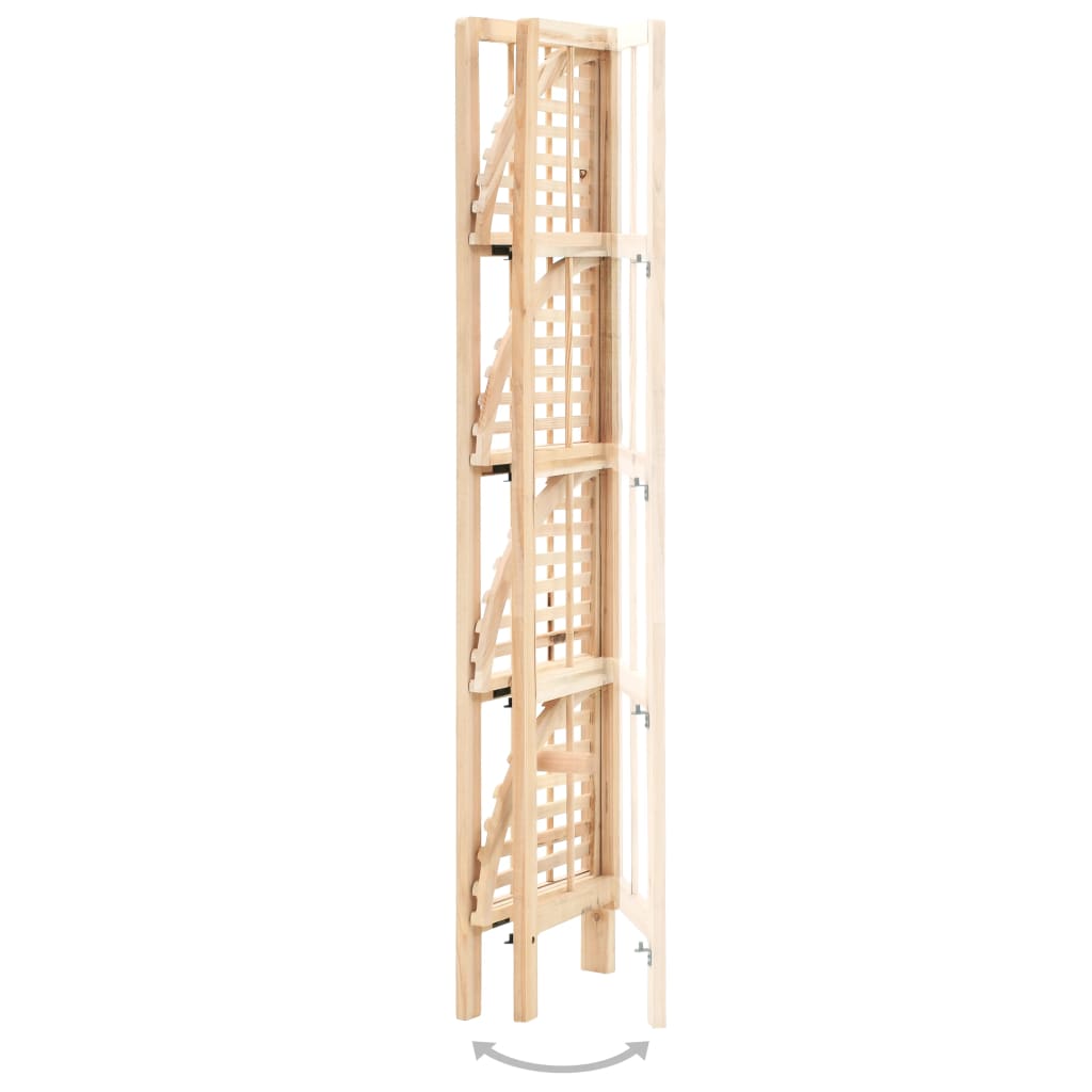 Corner Shelf Cedar Wood 27x27x110 cm- Bookcases & Standing Shelves - HomeShopIreland - Home Shop Ireland - Bookcases & Standing Shelves - Corner Shelf Cedar Wood 27x27x110 cm