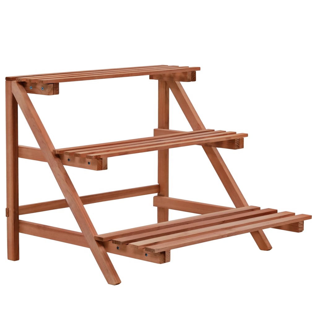 3-Tier Plant Stand Cedar Wood 48x45x40 cm- Plant Stands - HomeShopIreland - Home Shop Ireland - Plant Stands - 3-Tier Plant Stand Cedar Wood 48x45x40 cm