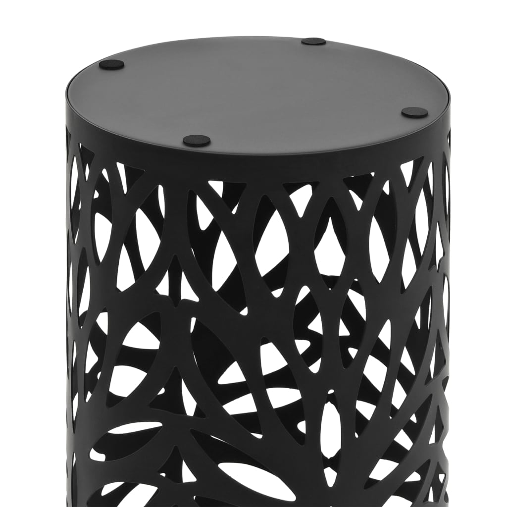 Umbrella Stand Leaves Steel Black- Umbrella Stands & Racks - HomeShopIreland - Home Shop Ireland - Umbrella Stands & Racks - Umbrella Stand Leaves Steel Black
