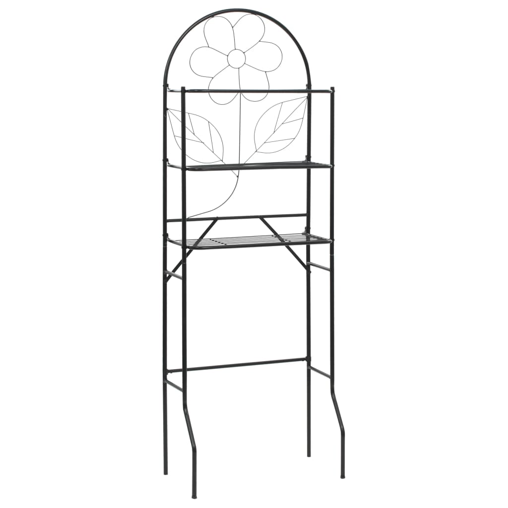 Toilet Rack Black 60x33x174 cm- Towel Racks & Holders - HomeShopIreland - Home Shop Ireland - Towel Racks & Holders - Toilet Rack Black 60x33x174 cm