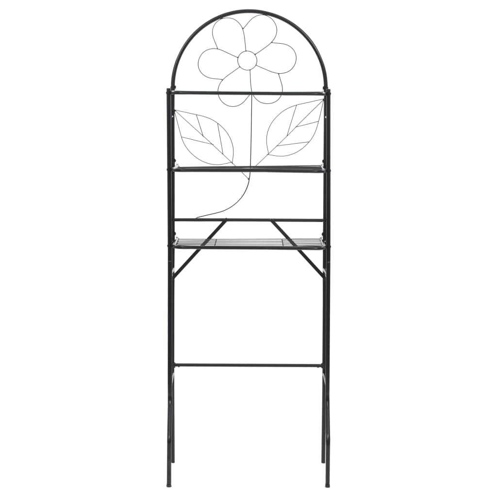 Toilet Rack Black 60x33x174 cm- Towel Racks & Holders - HomeShopIreland - Home Shop Ireland - Towel Racks & Holders - Toilet Rack Black 60x33x174 cm