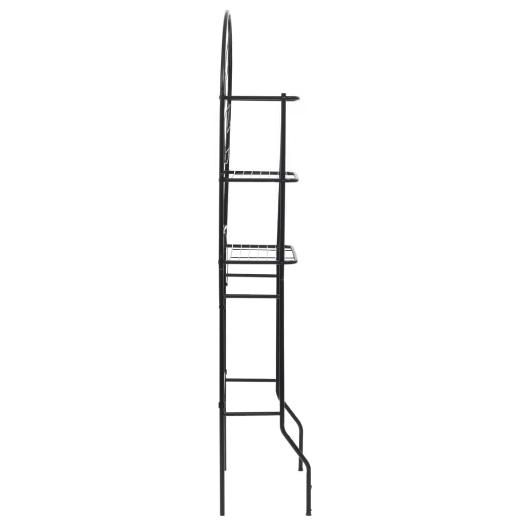 Toilet Rack Black 60x33x174 cm- Towel Racks & Holders - HomeShopIreland - Home Shop Ireland - Towel Racks & Holders - Toilet Rack Black 60x33x174 cm