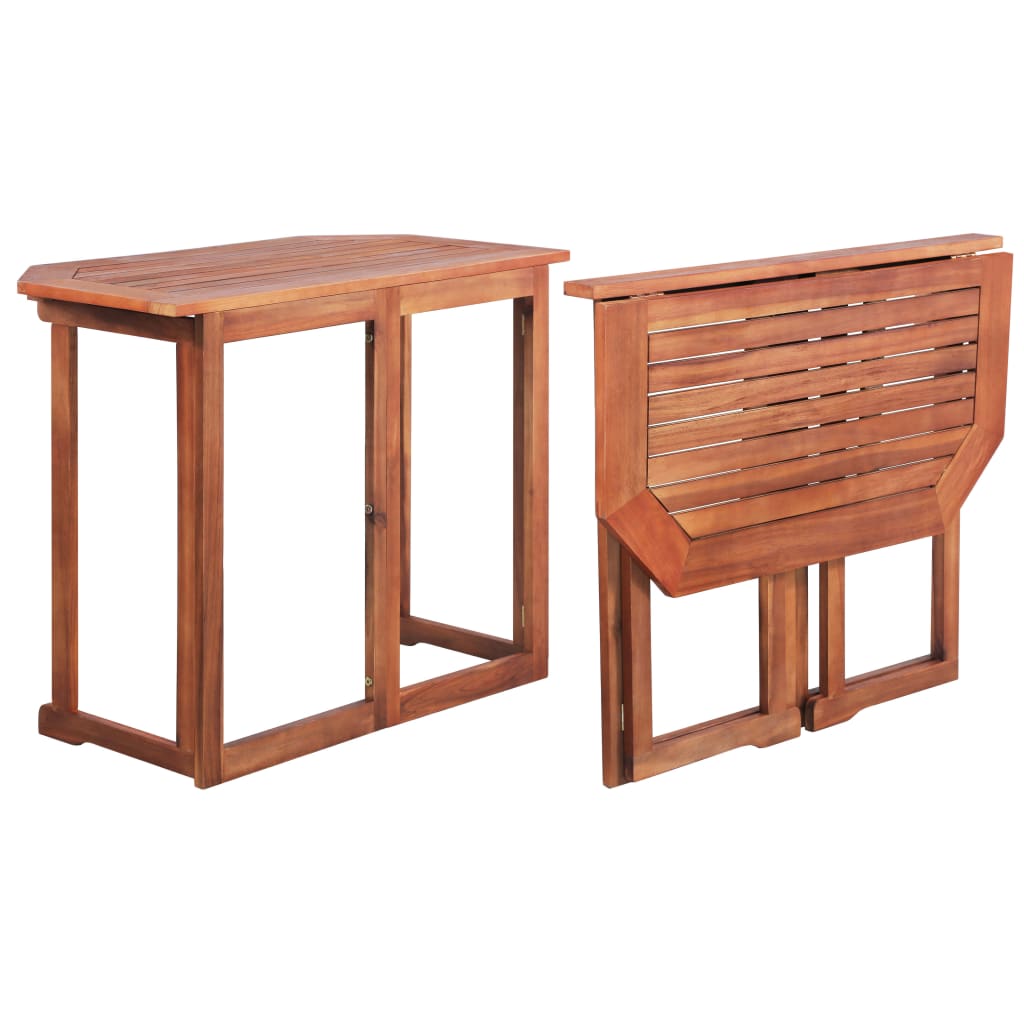 Bistro Table 90x50x75 cm Solid Acacia Wood- Outdoor Tables - HomeShopIreland - Home Shop Ireland - Outdoor Tables - Bistro Table 90x50x75 cm Solid Acacia Wood