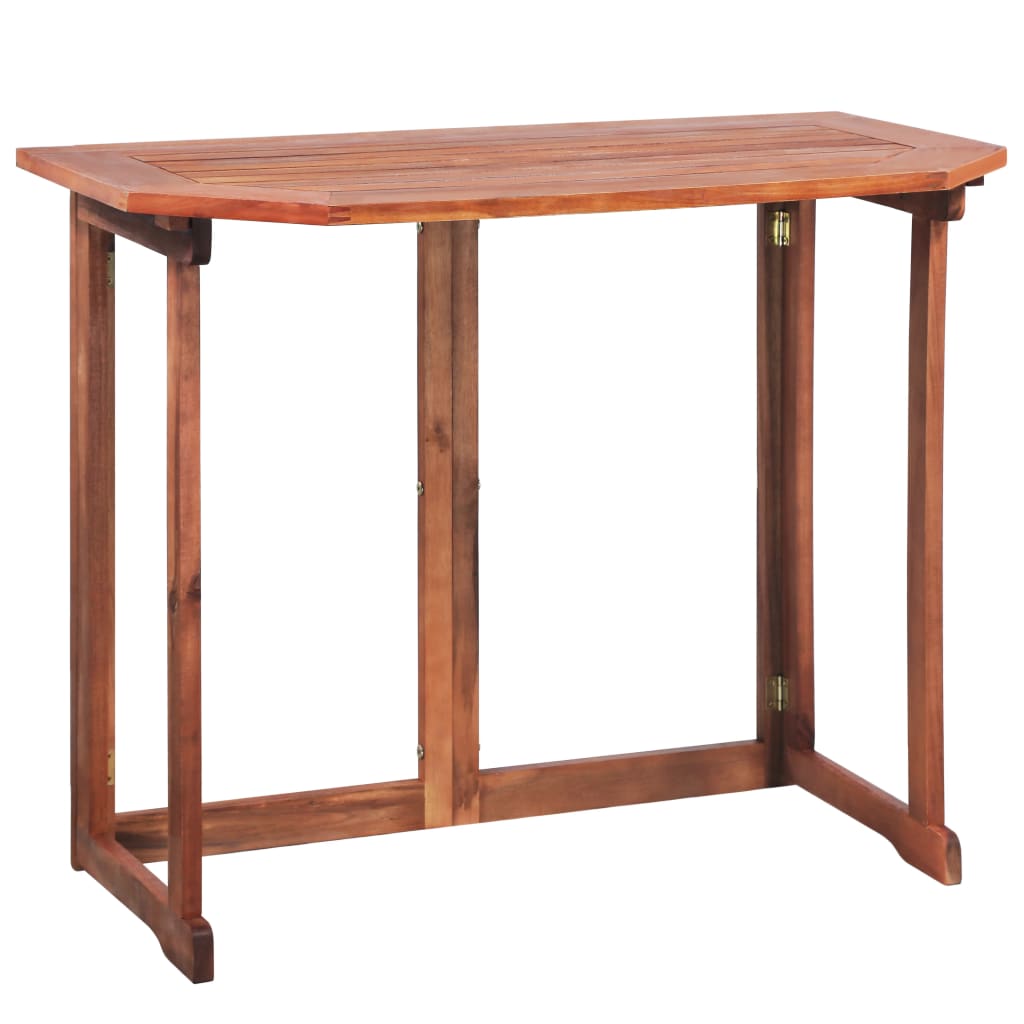 Bistro Table 90x50x75 cm Solid Acacia Wood- Outdoor Tables - HomeShopIreland - Home Shop Ireland - Outdoor Tables - Bistro Table 90x50x75 cm Solid Acacia Wood