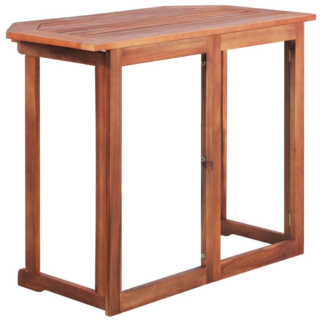 Bistro Table 90x50x75 cm Solid Acacia Wood- Outdoor Tables - HomeShopIreland - Home Shop Ireland - Outdoor Tables - Bistro Table 90x50x75 cm Solid Acacia Wood