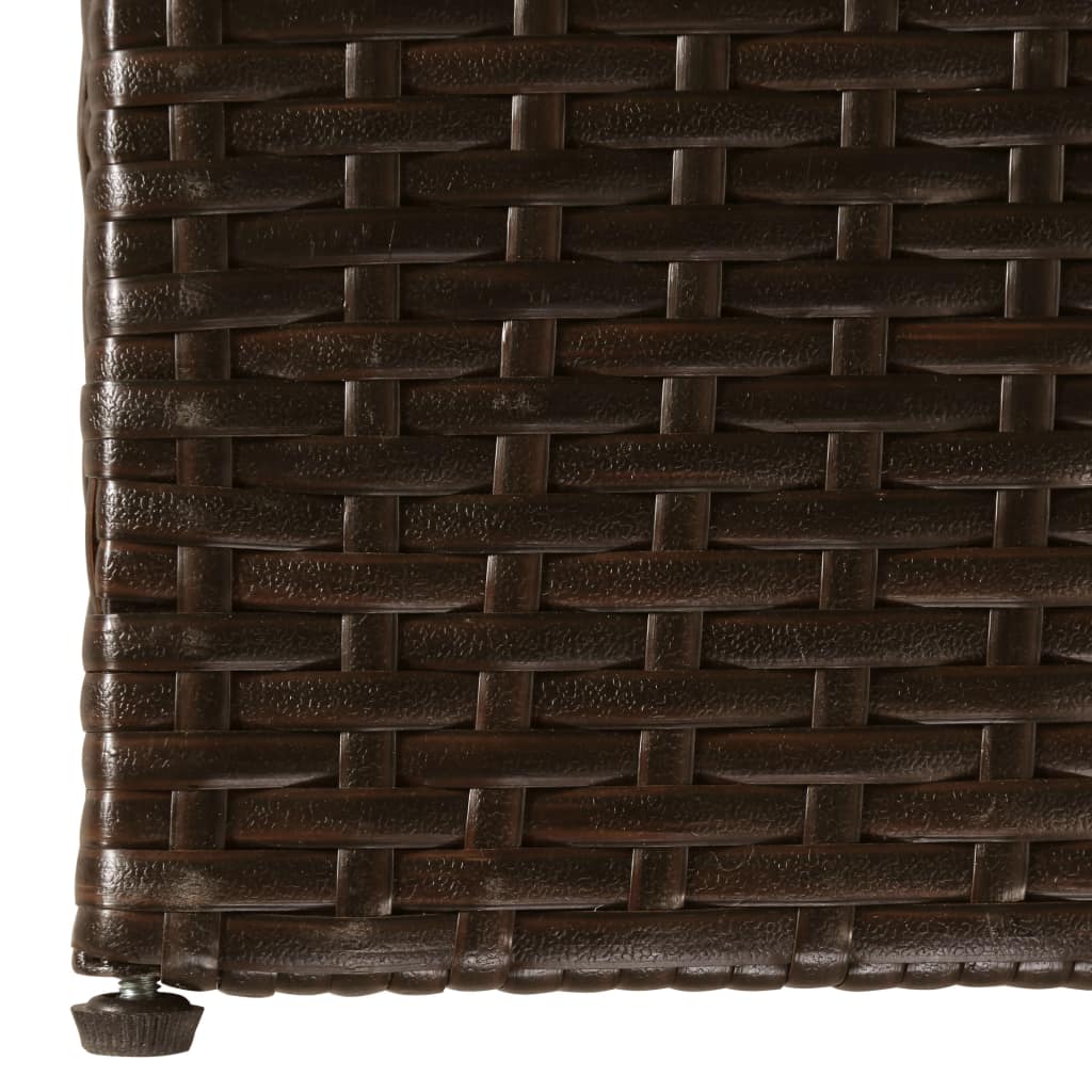 Garden Storage Box Brown 150x100x100 cm Poly Rattan- Outdoor Storage Boxes - HomeShopIreland - Home Shop Ireland - Outdoor Storage Boxes - Garden Storage Box Brown 150x100x100 cm Poly Rattan