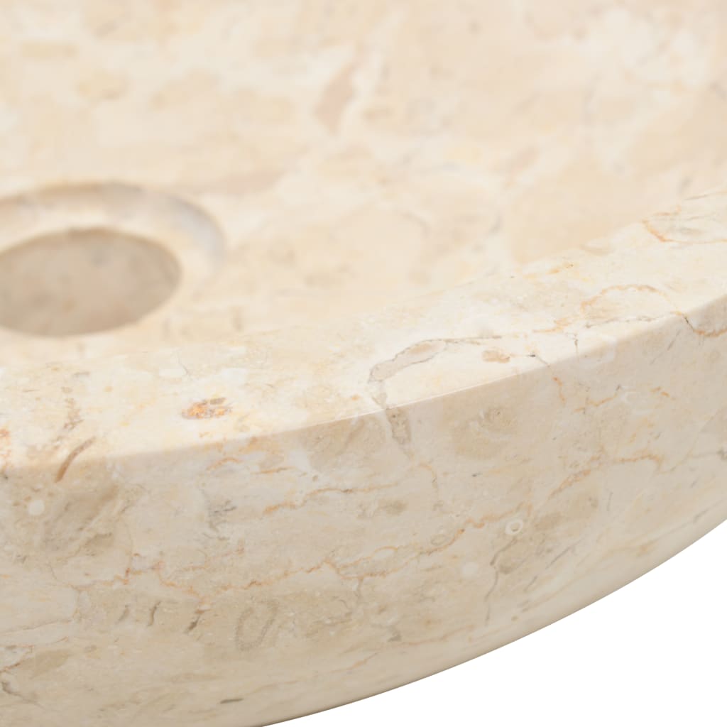 Sink 40x12 cm Marble Cream- Bathroom Basins - HomeShopIreland - Home Shop Ireland - Bathroom Basins - Sink 40x12 cm Marble Cream