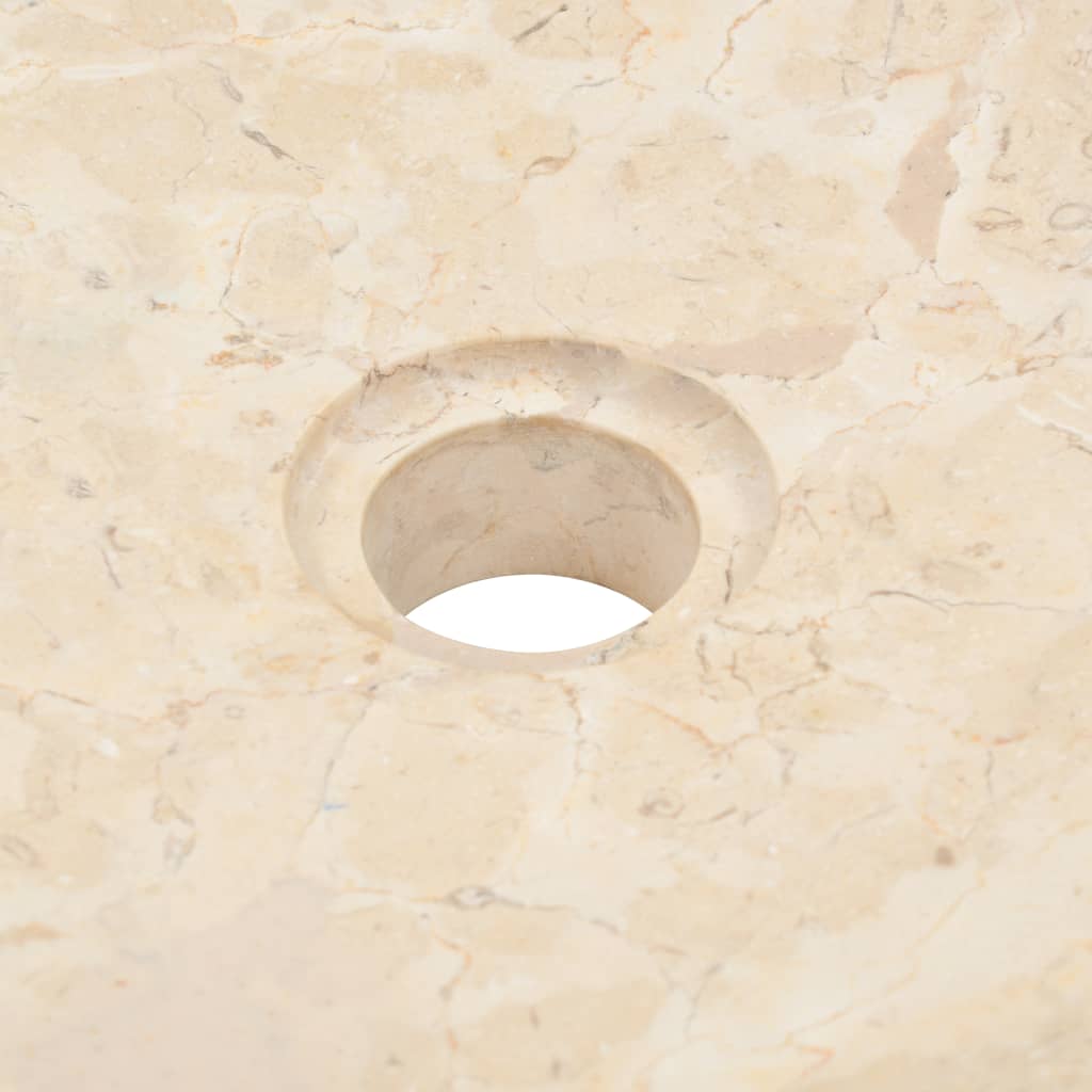 Sink 40x12 cm Marble Cream- Bathroom Basins - HomeShopIreland - Home Shop Ireland - Bathroom Basins - Sink 40x12 cm Marble Cream