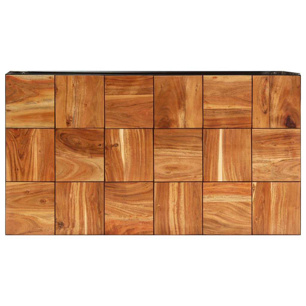 Coffee Table 110x40x60 cm Solid Acacia Wood and Steel- Coffee Tables - HomeShopIreland - Home Shop Ireland - Coffee Tables - Coffee Table 110x40x60 cm Solid Acacia Wood and Steel