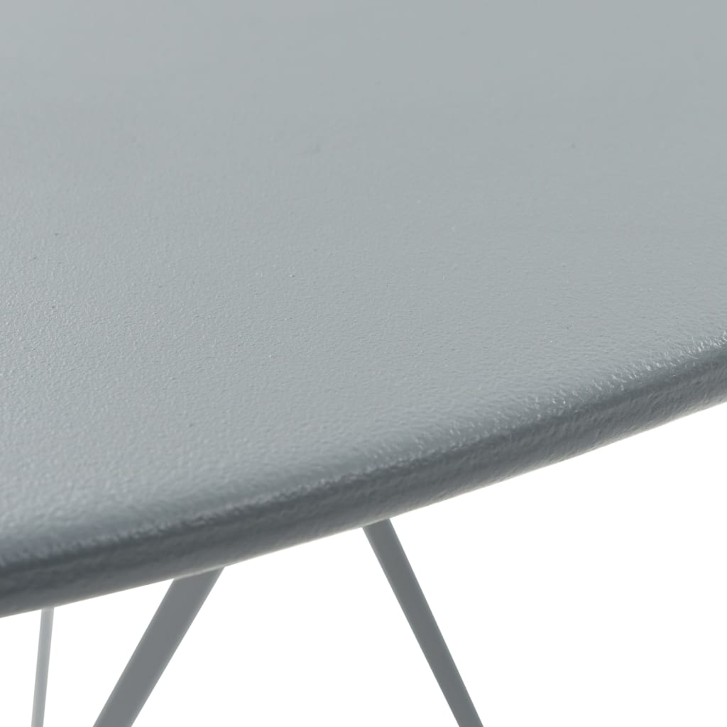 3 Piece Bistro Set Steel Grey- Outdoor Furniture Sets - HomeShopIreland - Home Shop Ireland - Outdoor Furniture Sets - 3 Piece Bistro Set Steel Grey