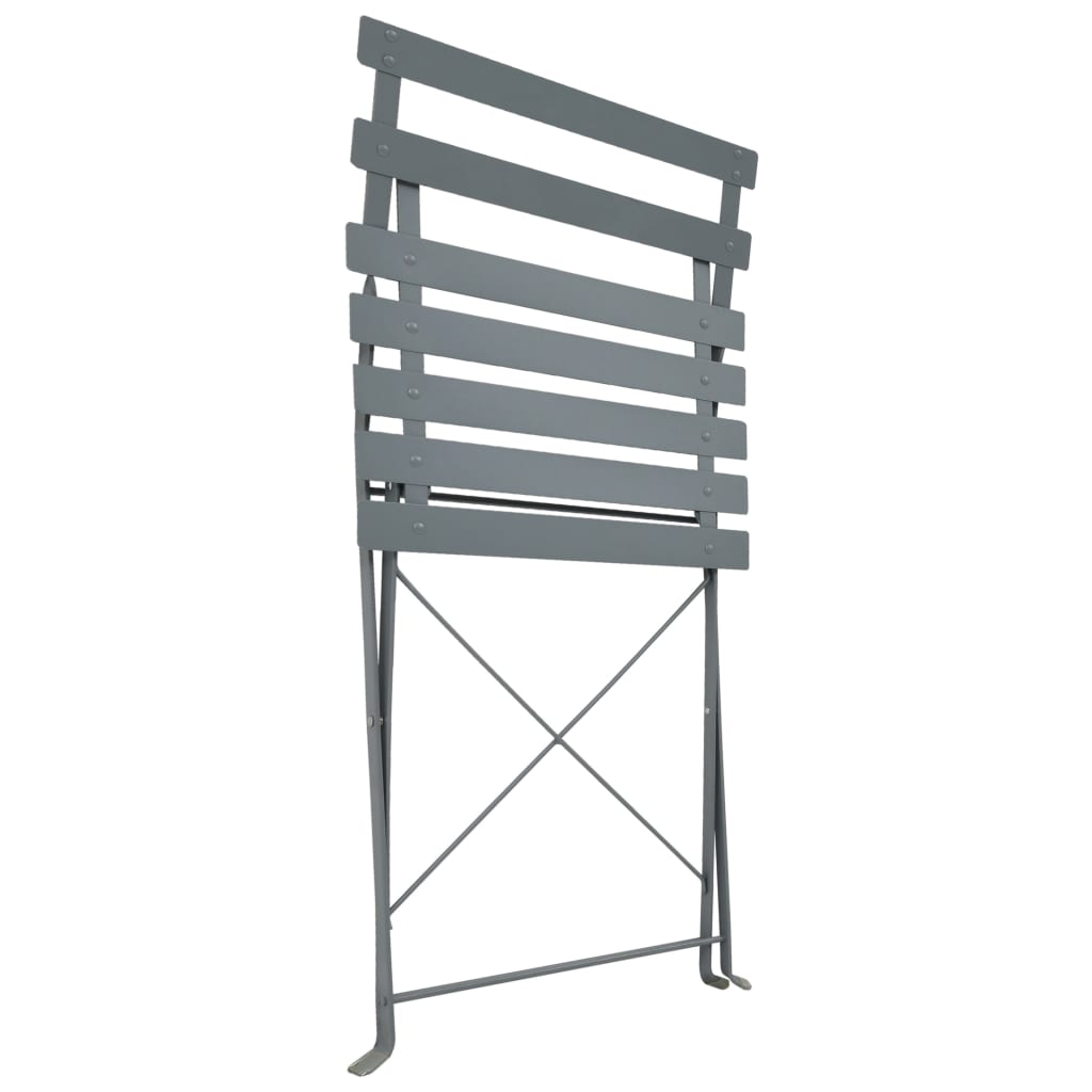 3 Piece Bistro Set Steel Grey- Outdoor Furniture Sets - HomeShopIreland - Home Shop Ireland - Outdoor Furniture Sets - 3 Piece Bistro Set Steel Grey